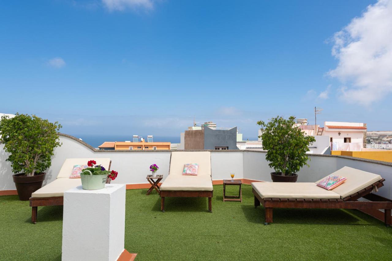 The Yellow House - Solarium - Climatized Pool Gáldar Exterior foto